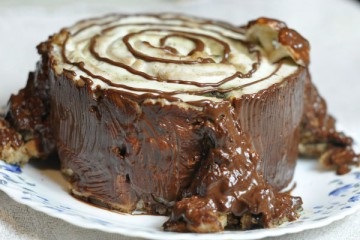Cake „rohadt csonk” recept és fotó a honlapon szól desszertek