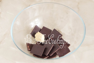 Túrós csokoládé - ​​a recept egy fotó