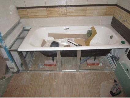 Szerelési fürdők saját kezűleg különösen telepítése nehéz és könnyű építési