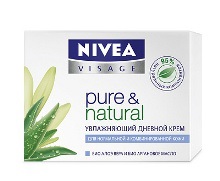 Hidratáló nappali krém normál és kombinált bőrre tiszta - természetes by NIVEA -