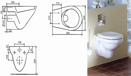 WC szerelési magasság a padlótól, szabványos méretű csónakmotor telepítés ciszterna szabályok, és hogyan (magasság WC) A magasság a WC telepítés a padló, a normál méretű Medál tartály szabványokhoz, és hogyan
