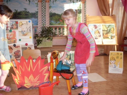 Feladatok ismerős gyermekek tűzvédelmi szabályok