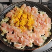 Sült ananász töltött csirke és sajt - lépésről lépésre recept fotókkal