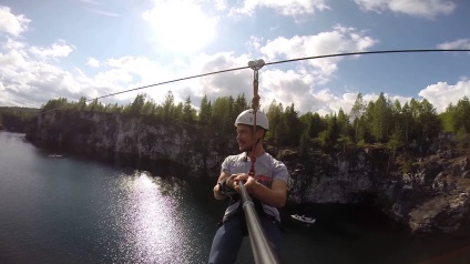 Zip-line - mit és miért eszel, mi a jobb magas vagy meredek, és mennyire veszélyes