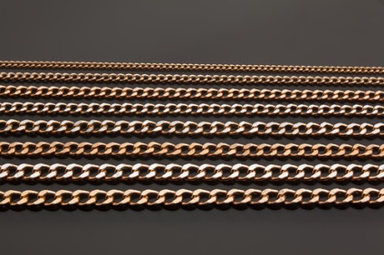 10 népszerű típusú szőtt lánc arany (gold) 10 népszerű típusú szőtt lánc arany