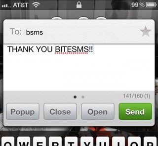 BiteSMS népszerű csere üzeneteket iphone ios 5 kapott támogatást - hírek a világ alma