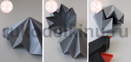 Ragyogó papír (a papír gyémánt. Az ötlet origami. Mini mesterkurzus.) ragyogó Paper
