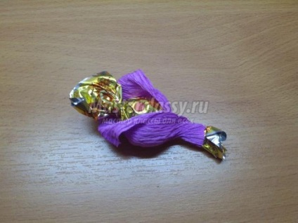 Csokor édességek miniatűr (cukorka) Csokor csokoládé miniatűr