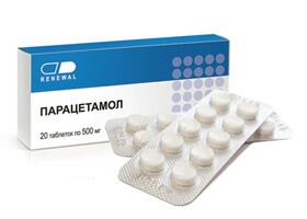 Az analógok helyettesíthető paracetamol paracetamol