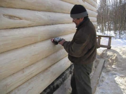 A folyamat blokk ház - ami jobb a fa (block-house) A folyamat blokk ház - mi a legjobb fa