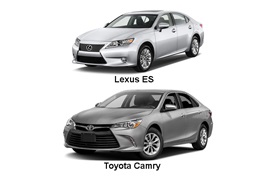 Mi más, mint a Toyota Camry Lexus, mi a különbség