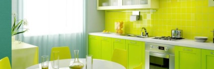 Hogyan kell festeni a falakat a konyhában és a szabályok színkombináció
