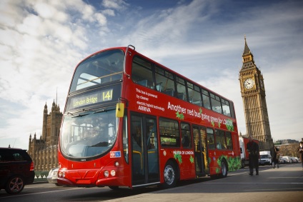 Double Decker London jelképe, angol pite