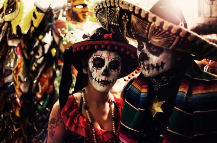 Halottak napja ünneplik Mexikót dia de los - szól a turizmus és az utazás, és minden a turizmust