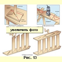 Fa lépcső bowstrings kezük