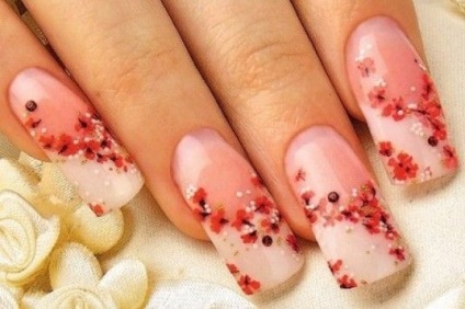 Nail Design Sakura, ls (akkor próbálkozik) Nail Design Sakura, ls