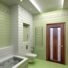 Az ajtók a fürdőszoba és WC fotó (ajtók) Az ajtó a fürdőszoba és WC-vel fotó