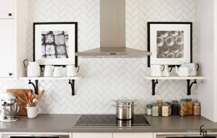 Kötény csempe a konyha számára tervezési ötletek 70 fénykép