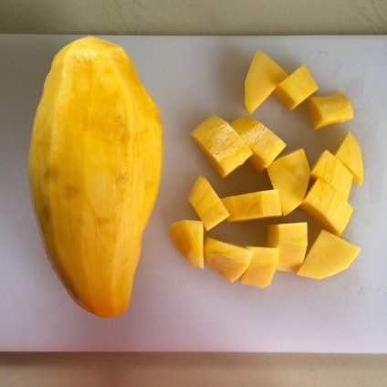 Sárga mangó gyümölcs egy héten