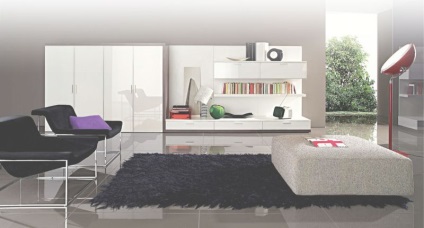 Élet a stílus high-tech - érmén 75 szépen berendezett nappali képet (stílus) Élet a stílus high-tech - érmén 75 szépen berendezett nappali képet