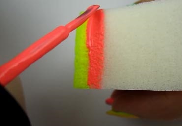 Szivárvány gradiens manikűr a körmök (gradiens) Szivárvány gradiens manikűr a köröm