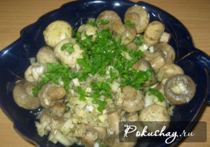 Gomba koreai recept fényképpel (gomba) Gombák a koreai, a recept egy fotót