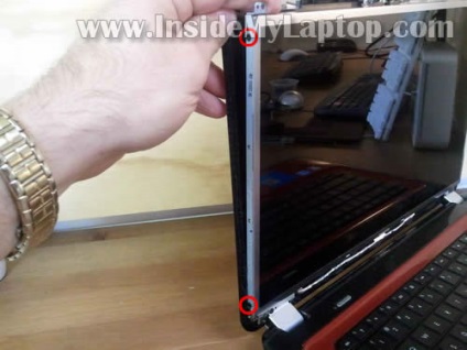 Cseréjére vonatkozó utasításokat a képernyőn egy laptop HP Pavilion g6