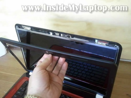 Cseréjére vonatkozó utasításokat a képernyőn egy laptop HP Pavilion g6