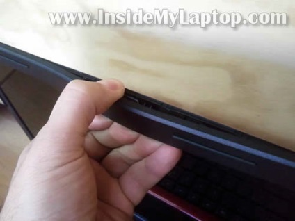 Cseréjére vonatkozó utasításokat a képernyőn egy laptop HP Pavilion g6