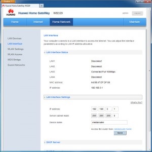 Hogyan kell helyesen konfigurálni a routert Huawei ws319 (beállítás)