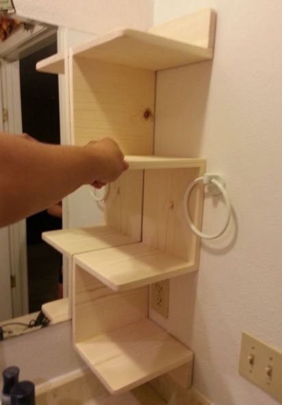 Hogyan készítsünk egy polcon a fürdőszoba kezüket fotók, videók, utasítások (polcok) Hogyan készítsünk egy polcon a fürdőszoba kezüket fotók, videók, utasítások