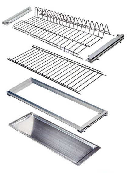 Hogyan készítsünk egy rack-edény szárítására saját kezűleg (szekrény edény szárítására a kezüket) Hogyan készítsünk egy rack-edény szárítására saját kezűleg