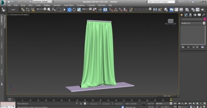 Hogyan készítsünk függöny 3d max (Show Árnyékos anyag) Hogyan készítsünk függöny 3d max
