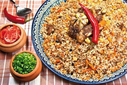 Hogyan üzbég pilaf - hogyan kell főzni üzbég pilaf recept - recept