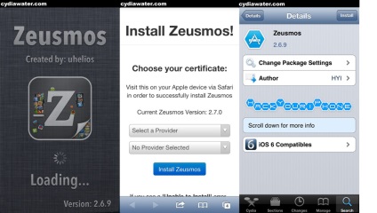 Hogyan lehet letölteni zeusmos a cydia