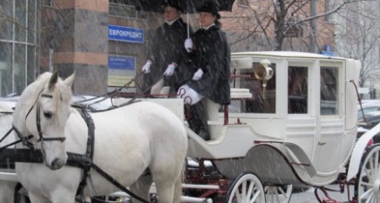 A kocsi az esküvő - a szervezet és gazdaság fesztiválokon Moszkva és környéke