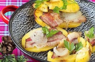 Héjában sült krumpli sült sajttal - lépésről lépésre recept fotók (sült) Héjában sült krumpli sült sajttal - lépésről lépésre recept fotók