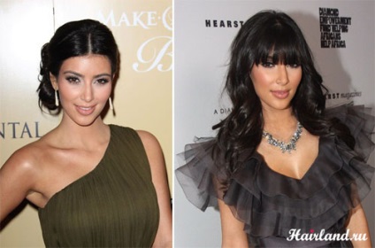 Kim Kardashyan frizura (fodrász Kim Kardashyan) Kim Kardashian frizura