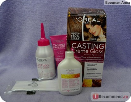 hajfesték L'Oréal casting creme gloss - «festés után hat hónap absztinencia! festék