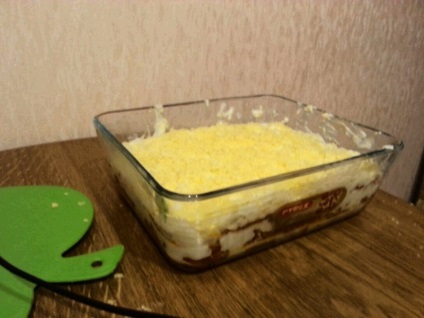 Lasagna hússal - a mester osztály recept egy fotó