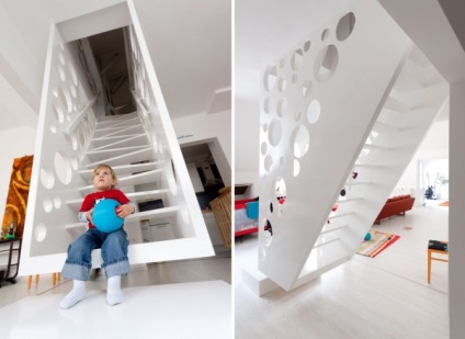 Lépcsők a házban és a lakásban, megoszthatják ötleteiket és képek