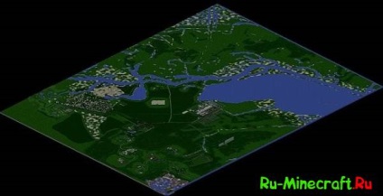 Térkép csernobili zónában