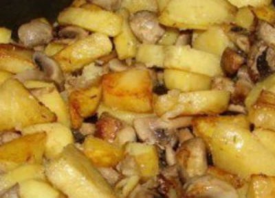 Vaj gomba sült burgonyával, receptek (receptek) Vaj gomba sült burgonyával, receptek