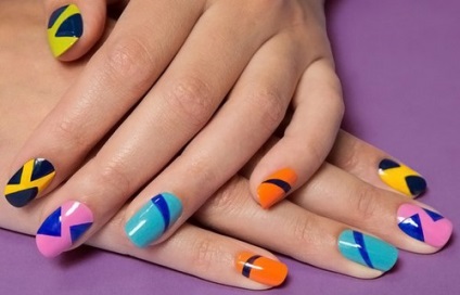 Divatos tavaszi Nail Design 2017-2018 - fénykép ötletek tavaszi manikűr rövid körmökkel