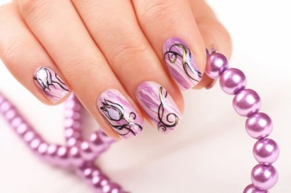 Divatos tavaszi Nail Design 2017-2018 - Kép ötletek tavaszi manikűr rövid körmökkel