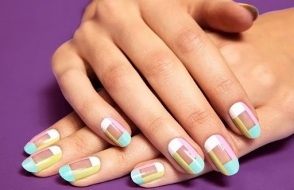 Divatos tavaszi Nail Design 2017-2018 - Kép ötletek tavaszi manikűr rövid körmökkel