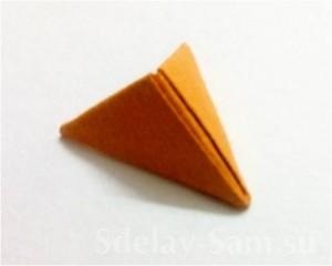 Moduláris origami köze kezüket ananász, DIY