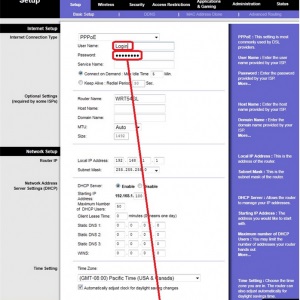 Beállítása a router Linksys WRT54GL - pppoe, Beeline, firmware dd wrt