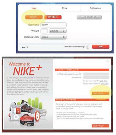 Nike SportBand (Nike Utility párbeszédpanelt) nike SportBand