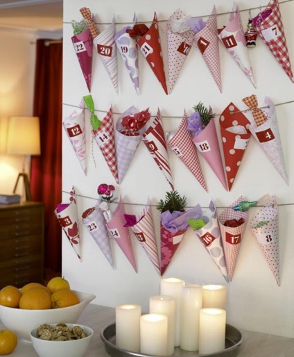 Karácsonyi naptár kezével díszíteni gyermekek (saját) Karácsonyi naptár kezével díszíteni a gyerekszobát